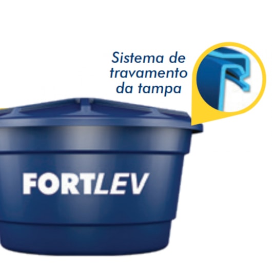 Caixa D`água De Polietileno 750L Fortlev - Imagem principal - 023e298e-cd5c-4a81-bd06-ec5159710239